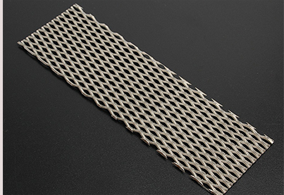 Nickel plate inclined pull collector mesh