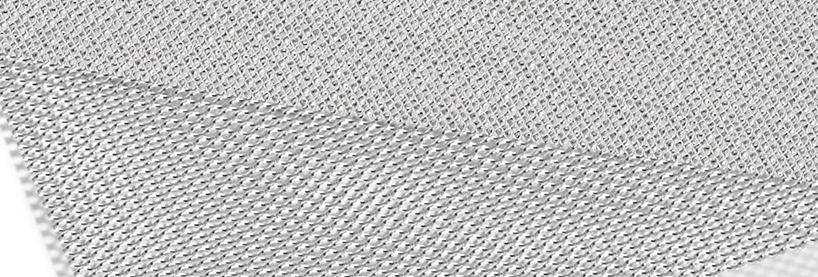 Expanded metal mesh for filtration